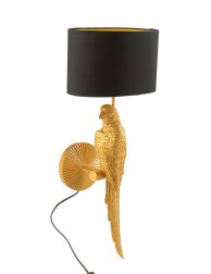 klassieke-wandlamp-papegaai-goud-met-zwart-jolipa-bird-poly