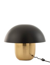 klassieke-zwart-met-gouden-tafellamp-jolipa-mushroom