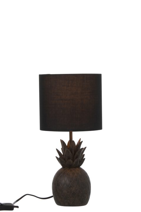 klassieke-zwarte-tafellamp-ananas-jolipa-pineapple-poly-1