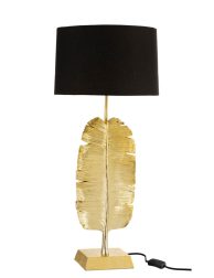 klassieke-zwarte-tafellamp-gouden-veer-jolipa-feather-poly