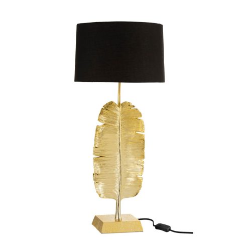 klassieke-zwarte-tafellamp-gouden-veer-jolipa-feather-poly