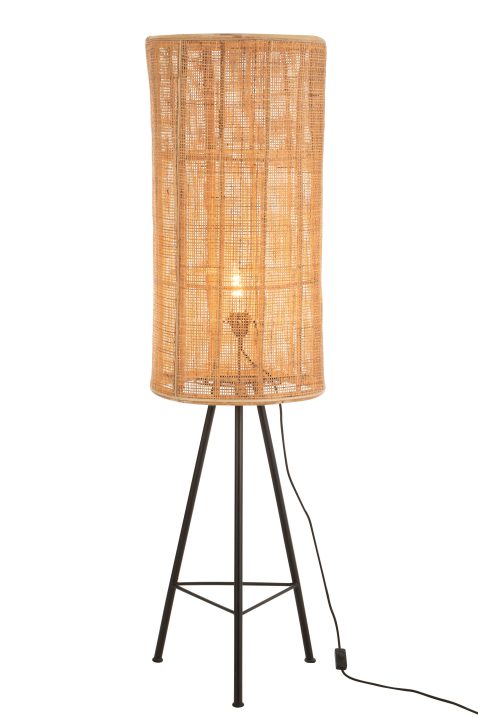 landelijke-beige-met-zwarte-tafellamp-jolipa-ozara-1