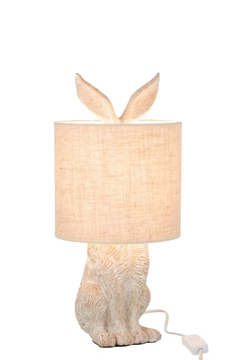 moderne-beige-tafellamp-haas-jolipa-rabbit-poly-1