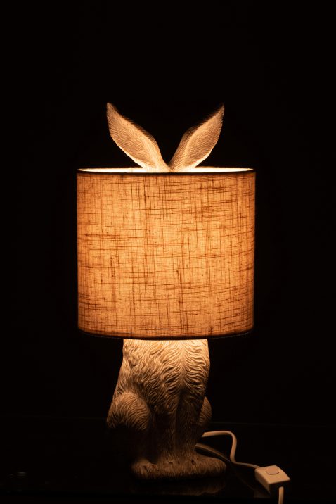moderne-beige-tafellamp-haas-jolipa-rabbit-poly-2
