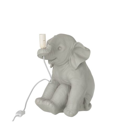 moderne-beige-tafellamp-olifant-jolipa-elephant-poly