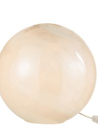 moderne-bolvormige-beige-tafellamp-jolipa-pearl-1