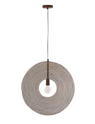 moderne-bruine-ronde-hanglamp-jolipa-gigi