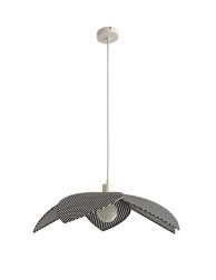 moderne-bruine-rotan-hanglamp-opjet-checkered