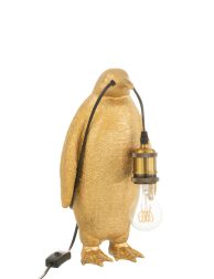 moderne-gouden-pinguïn-tafellamp-jolipa-penguin-poly