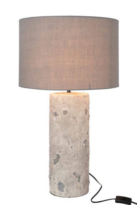 moderne-natuurstenen-tafellamp-grijze-kap-jolipa-greta-1