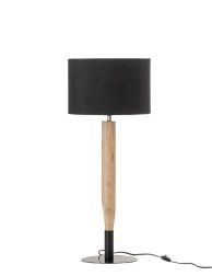 moderne-tafellamp-zwart-met-hout-jolipa-roxy