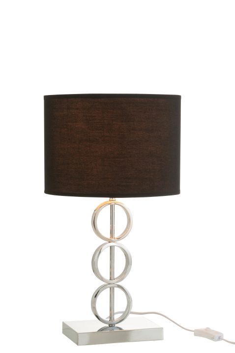moderne-tafellamp-zwart-met-zilver-jolipa-dna-1
