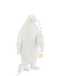 moderne-witte-pinguïn-tafellamp-jolipa-penguin-poly