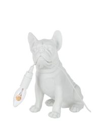 moderne-witte-tafellamp-hond-jolipa-bulldog-poly