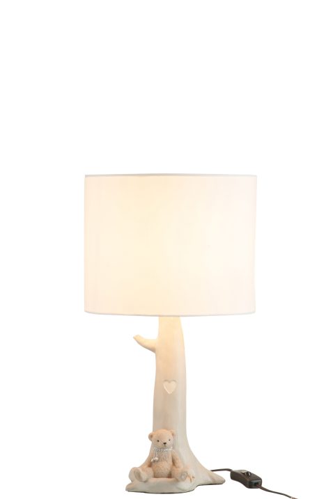 moderne-witte-tafellamp-kinderkamer-jolipa-bear-poly-1