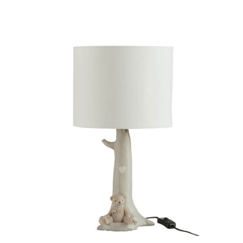 moderne-witte-tafellamp-kinderkamer-jolipa-bear-poly