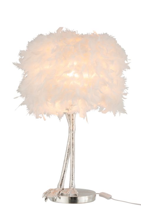 moderne-witte-tafellamp-met-veren-jolipa-paws-poly-1