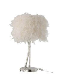 moderne-witte-tafellamp-met-veren-jolipa-paws-poly