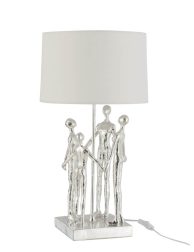 moderne-zilver-met-witte-tafellamp-jolipa-figures-poly