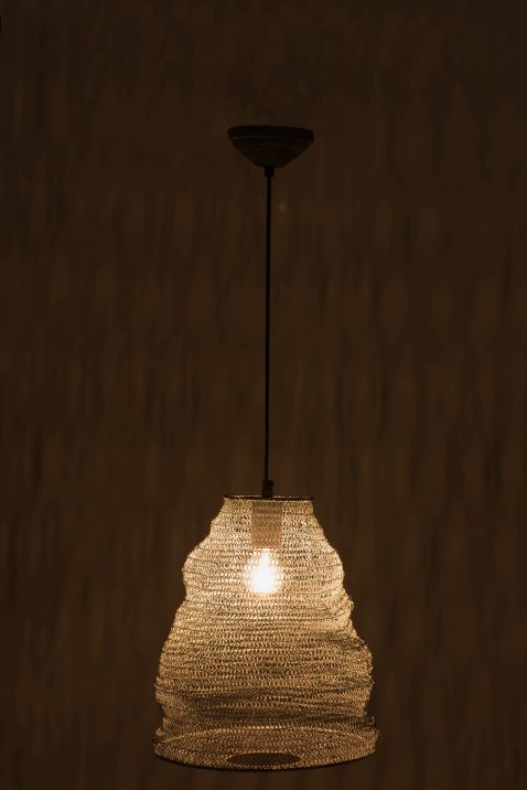 moderne-zilveren-fijnmazige-hanglamp-jolipa-gauze-2