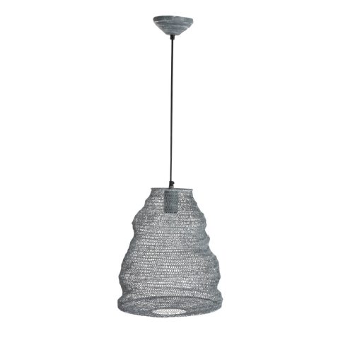 moderne-zilveren-fijnmazige-hanglamp-jolipa-gauze