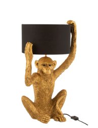 moderne-zwart-met-gouden-tafellamp-aap-jolipa-monkey-poly