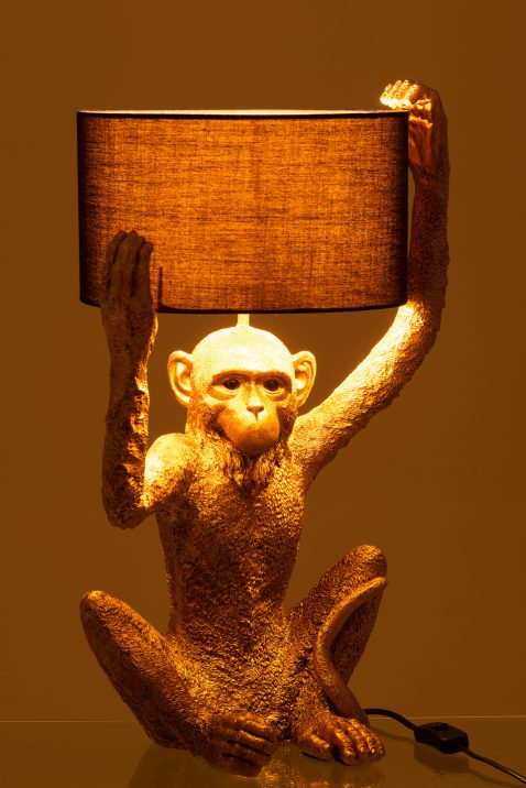 moderne-zwart-met-gouden-tafellamp-aap-jolipa-monkey-poly-2