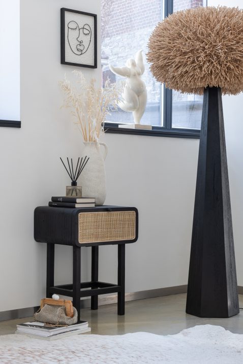 moderne-zwarte-lampenvoet-tafellamp-jolipa-octogonal-1