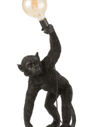 moderne-zwarte-tafellamp-aap-jolipa-monkey-poly-1