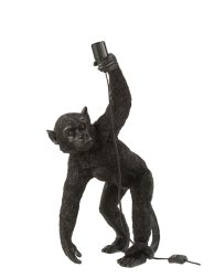 moderne-zwarte-tafellamp-aap-jolipa-monkey-poly