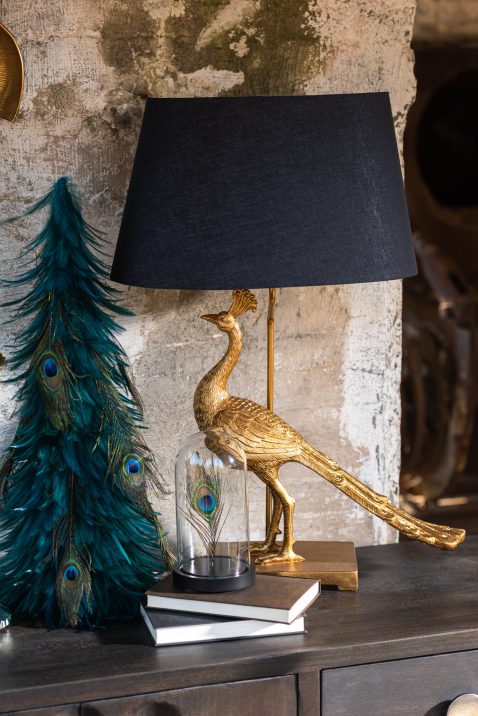 moderne-zwarte-tafellamp-gouden-pauw-jolipa-peacock-poly-1