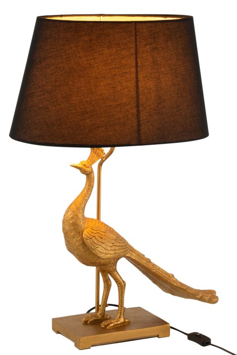 moderne-zwarte-tafellamp-gouden-pauw-jolipa-peacock-poly-1