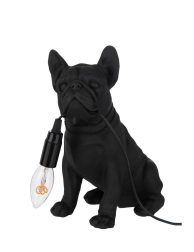moderne-zwarte-tafellamp-hond-jolipa-bulldog-poly