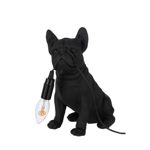 moderne-zwarte-tafellamp-hond-jolipa-bulldog-poly