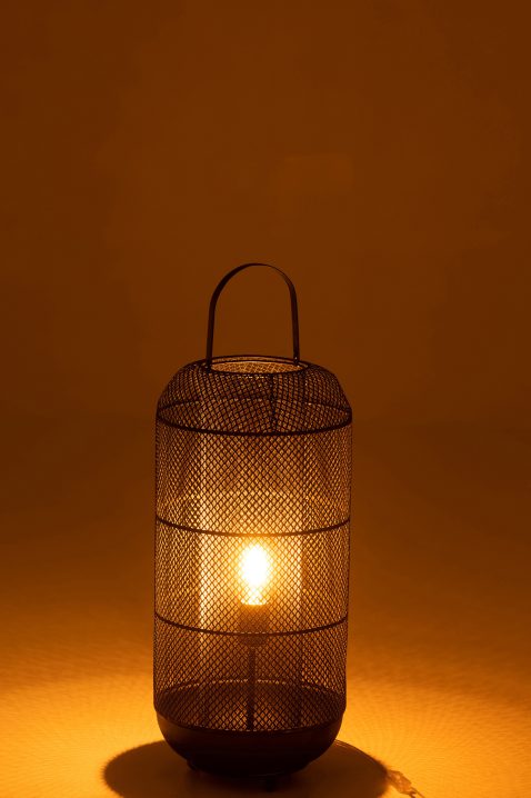 moderne-zwarte-tafellamp-lantaarn-jolipa-donny-2