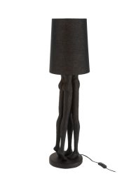moderne-zwarte-tafellamp-mensfiguren-jolipa-couple-resin