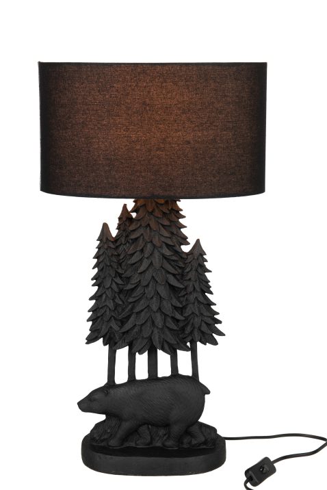 moderne-zwarte-tafellamp-natuur-jolipa-bear-poly-1