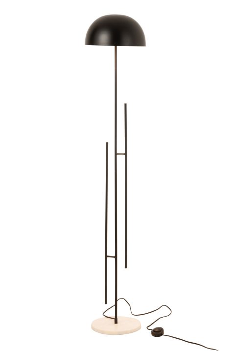 moderne-zwarte-vloerlamp-natuurstenen-voet-jolipa-viya-1