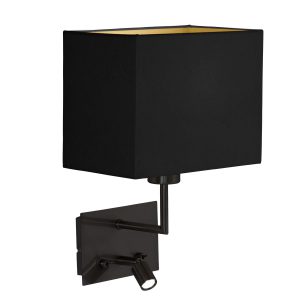 mexlite-wandlamp-nouveau-zwart-linnenmetaal-bedlampje-led_e27-1472zw-1