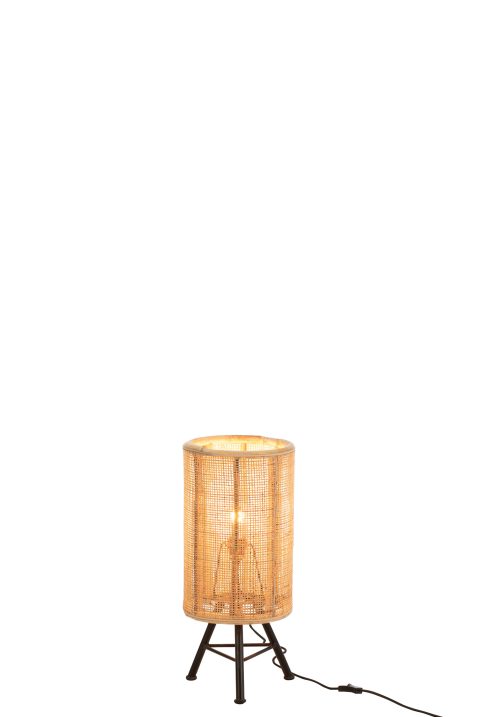 natuurlijke-beige-fijnmazige-tafellamp-jolipa-ozara-1