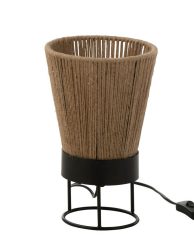natuurlijke-beige-met-zwarte-tafellamp-jolipa-nina