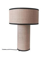 natuurlijke-beige-tafellamp-met-zwart-opjet-saturne