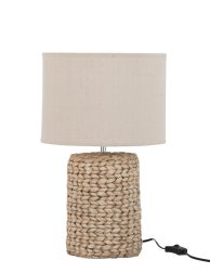 natuurlijke-beige-tafellamp-ronde-kap-jolipa-brooke