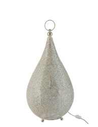 oosterse-zilveren-tafellamp-druppelvorm-jolipa-oriental