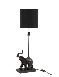 oosterse-zwarte-tafellamp-olifant-jolipa-elephant-poly