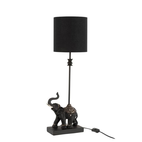 oosterse-zwarte-tafellamp-olifant-jolipa-elephant-poly