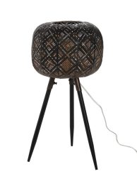 oosterse-zwarte-tafellamp-op-driepoot-jolipa-oriental
