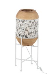 oriëntaalse-tafellamp-wit-met-hout-jolipa-spirit