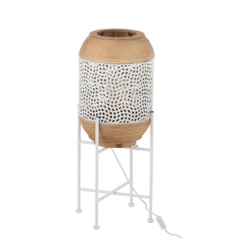 oriëntaalse-tafellamp-wit-met-hout-jolipa-spirit