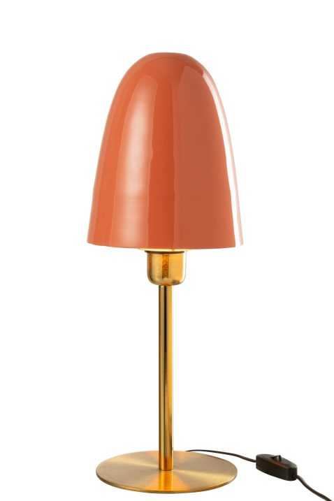 retro-oranje-met-gouden-tafellamp-jolipa-clover-1